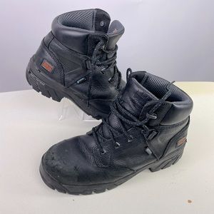 Timberland Pro Men’s 6 in. Helix Composite Toe Waterproof Work Boot, Black